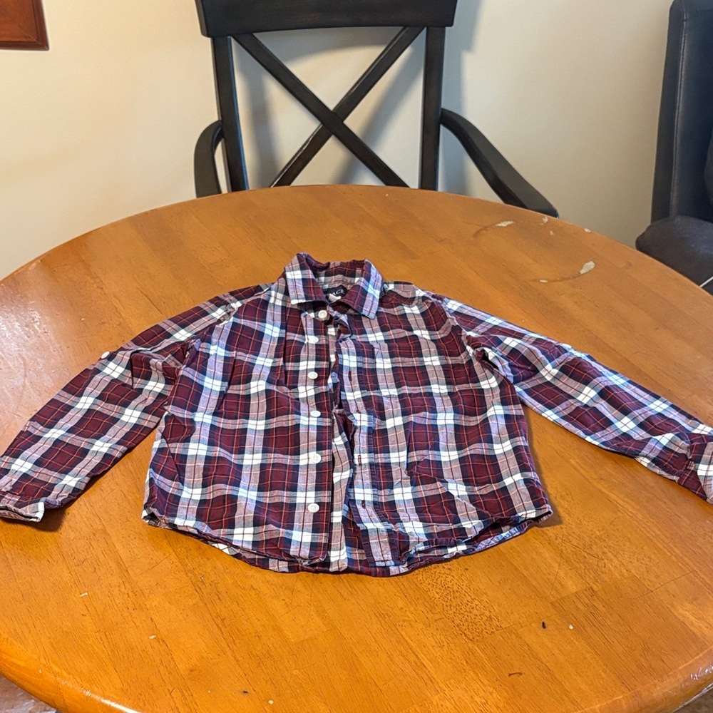 The Children's Place Plaid Shirt - Red, Blue, White